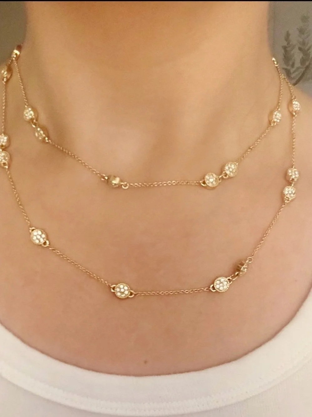 KATE SPADE GATSBY GOLD DOT MINI SCATTER NECKLACE NWT